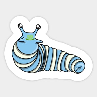 Achillean Pride Fidget Slug Sticker